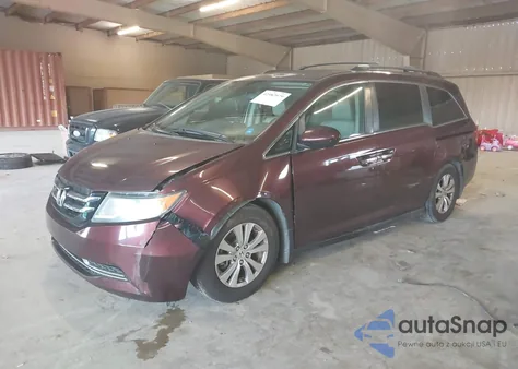 2014 Honda Odyssey Ex-L z USA, uszkodzony, nr VIN 5FNRL5H67EB087375